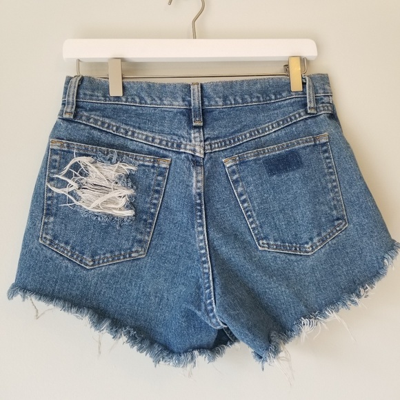 Vinatge Fit Wrangler Denim Cutoff Shorts | 7/8 - Picture 3 of 8
